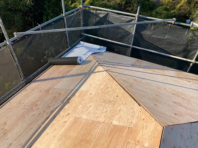 野地板のメンテナンス構造用合板